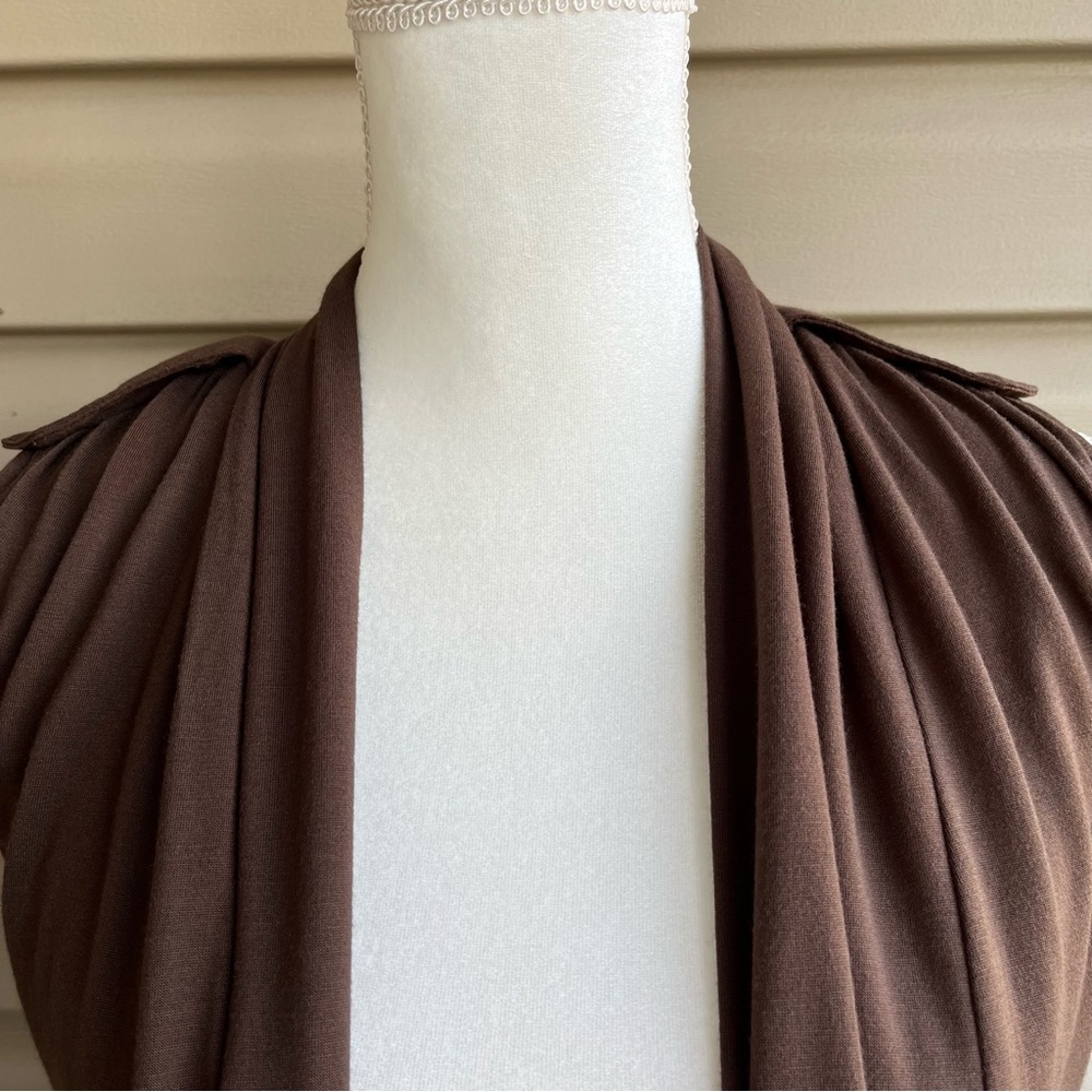 •Liz Claiborne• NWT Long Open Vest/Sleeveless Duster - Size Small - Picture 3 of 9